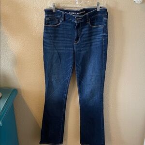 American Eagle high rise skinny kick jeans